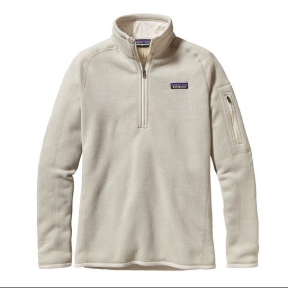 Patagonia cream 1/4 zip